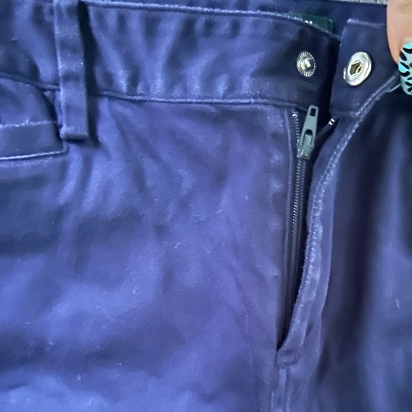 Lauren Ralph Lauren Petite Navy Cropped Pants/Capris 6P - Picture 9 of 13